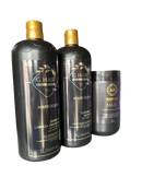 KB Moroccan Complete Hair Revival Kit Cleansing Shampoo, Straightening Treatment & Repair Mask 3 PCS . 1000ml 34 oz - Keratinbeauty