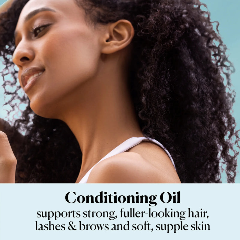 Organic Castor Oil to Condition for Fuller-Looking Hair, Lashes, and Brows, 16 Fl Oz