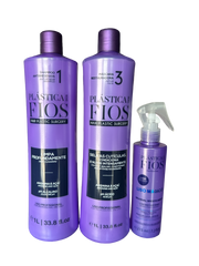 Plastica Dos Fios Kit Intensive Hair Care Clarifying Shampoo Conditioner Mask An Magic Fluid - Keratinbeauty