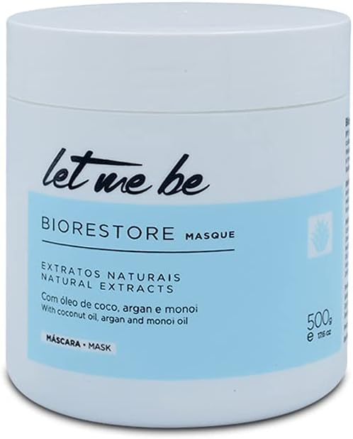 Let Me Be Smoothing Biorestore Mask – 2×500ml (16.9 fl oz) Frizz‑Free Shine Treatment
