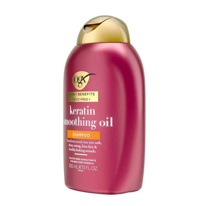 Frizz-Free + Keratin Smoothing Oil Shampoo