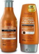 Forever Liss Cauter Restore Capillary Kit: Shampoo and Conditioner for Hair Repair