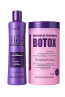 Plastica dos Fios Anti Residue Shampoo Hair Btox Damaged Hair Recovering Kit - Keratinbeauty