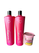 New Fox Gloss Keratin Treatment & Forever Liss Hair Mask Smooth & Shine Hair Care Ki - Keratinbeauty