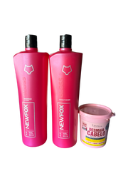 New Fox Gloss Keratin Treatment & Forever Liss Hair Mask Smooth & Shine Hair Care Ki - Keratinbeauty