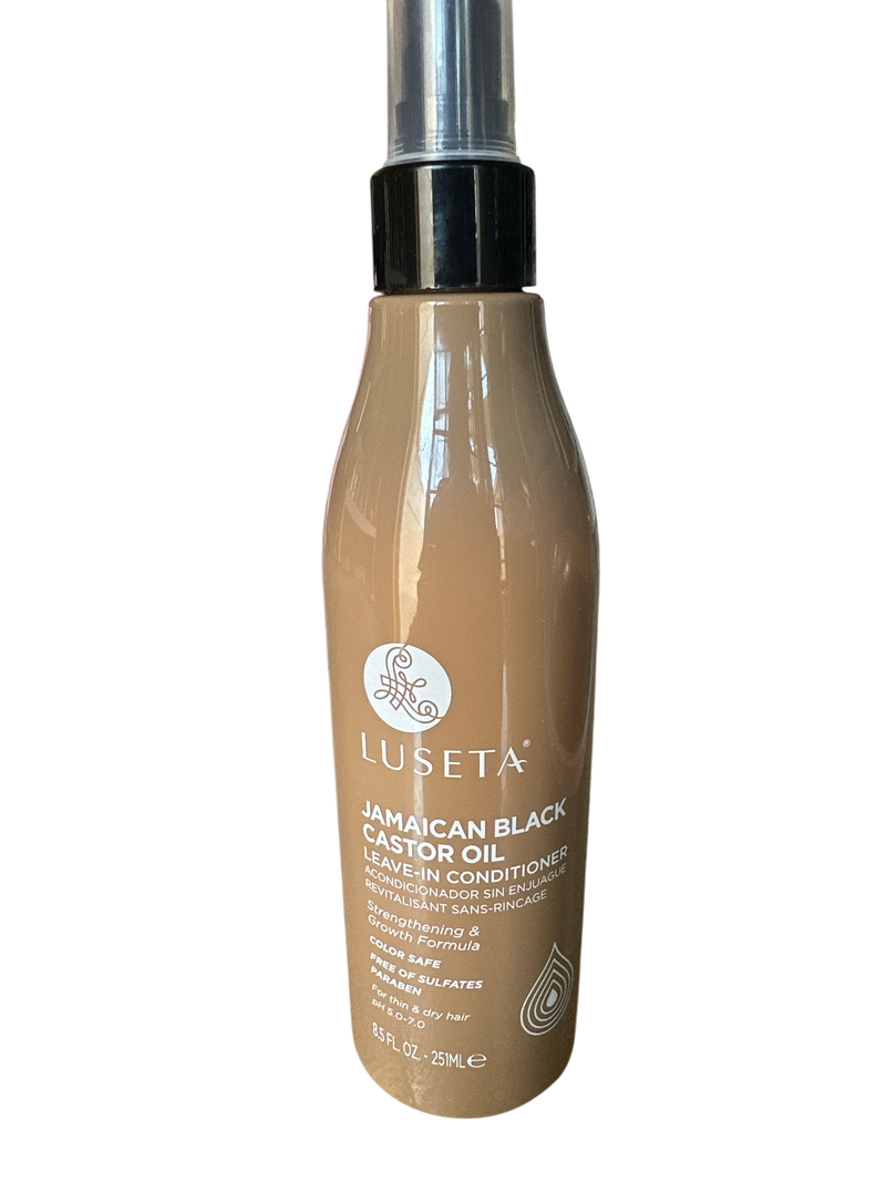 Luseta Jamaican Black Castor Oi Leave In Conditioner Strenghthening & Grow Hair Formula 8.5fl.oz 252ml
