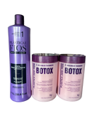 Plastica Dos Fios Kit For Damaged Hair Recovering  Btox Treatment  3pcs - Keratinbeauty