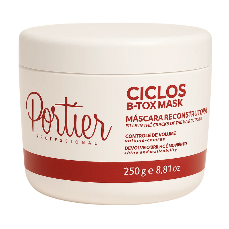 PORTIER CICLOS BTOX HAIR RECONSTRUCTION MASK 250g - Keratinbeauty