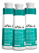Professional Let Me Be Single Step Protein Smoothing Hair Straightening Treatment 3x 16.9oz