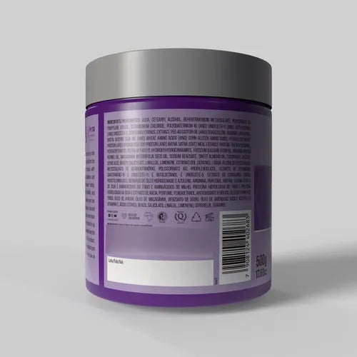 Inoar Cicatrifios Perfect Blonde Toning Hair Mask, 17.6 Ounce, for Luminous Blonde Hair