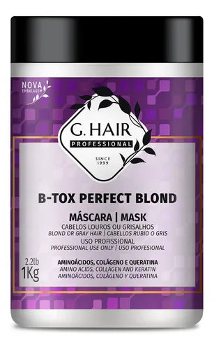 G.Hair B-tox Perfect Blond Mask 1kg: Revitalize Damaged Blonde Hair