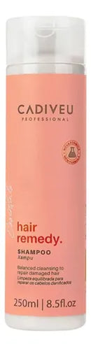 Cadiveu Professional Hair Remedy Shampoo 8.5 fl oz for Damaged Hair Repair