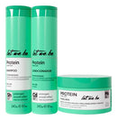 Let Me Be Protein Home Care Kit: Post-Progressive Smooth Hair Treatment (3-Pack)