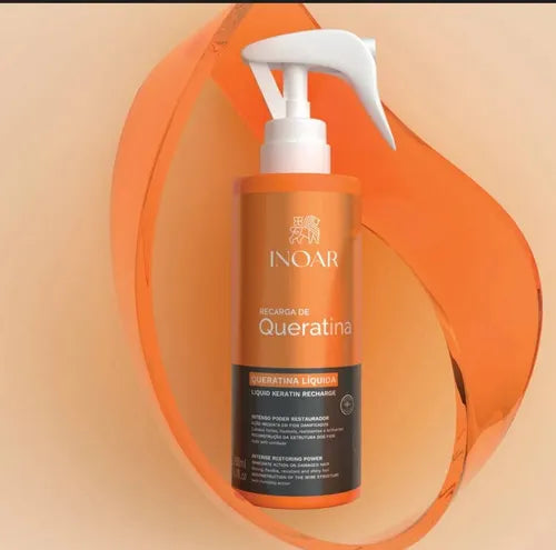 Inoar Keratin Liquid Hair Recharge 6.76 fl oz for Damaged Hair