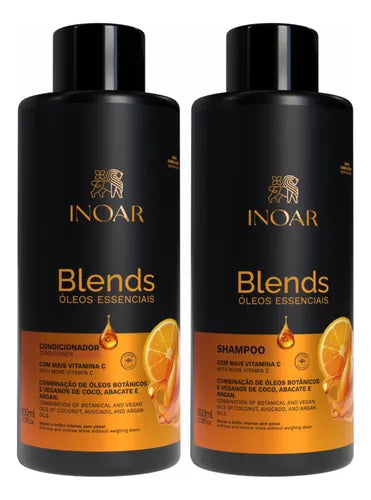 Inoar Blends Vitamin Hair Care Kit: Shampoo, Conditioner, Treatment Mask