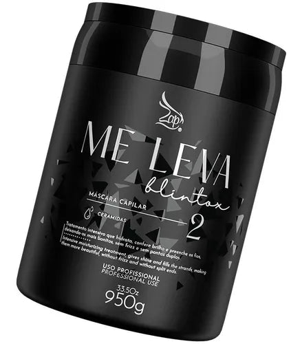 BTX Me Leva Black Blintox Zap Cosmetics: Hair Straightening Treatment 950g