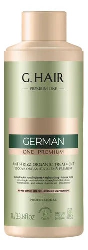 Premium German & Moroccan Hair Straightening Treatment Kit - 2 x 33.8 fl oz