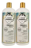 G.Hair Organic Therapy Anti-Frizz Smoothing Treatment Kit - 2 x 33.8 fl oz