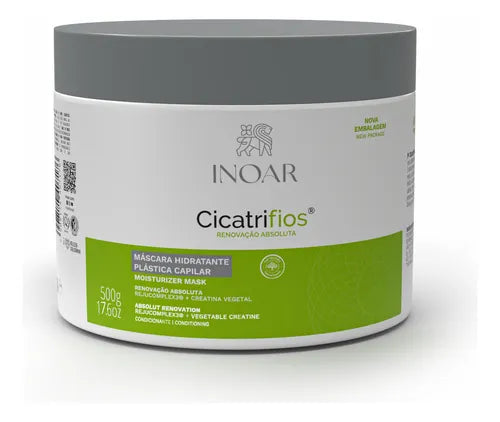 Inoar Cicatrifios Absolute Renewal Hair Mask for Soft, Strong, Frizz-Free Hair