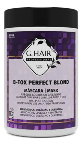 G.Hair B-tox Perfect Blond Mask 1kg: Revitalize Damaged Blonde Hair