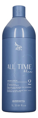 Zap Cosméticos All Time Blue Hair Straightening Treatment 1000mL for All Hair Types