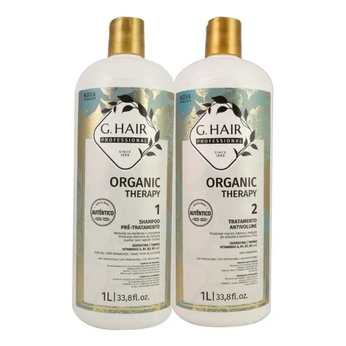 Ghair Organic Therapy Anti-Frizz Hair Treatment Kit (2 x 33.8 fl oz)