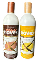 Novex Chococare & Chococlean Chocolate Shampoo With Cocoa Protein 2 Units  17fl.oz e 500ml - Keratinbeauty