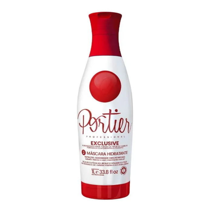 Portier Exclusive Professional Hair Straightening Treatment 33oz 1000ml - Keratinbeauty