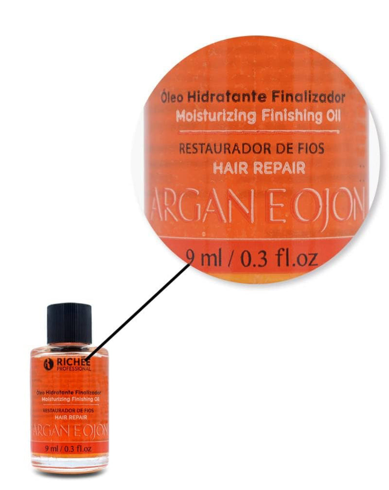 RICHEE ARGAN ET OJON HUILE DE FINITION CHEVEUX 9ml 0.3fl/oz - Keratinbeauty