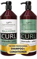 Salon Professional Dead Sea Minerals Shampoo & Conditioner Hair Care Set With Avocado Aloe 30.6 fl.oz e 907ml - Keratinbeauty