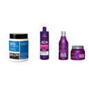 Ultimate Blonde Hair Care Bundle - BTX Matizador, Açaí Blond Therapy & Forever Liss Daily Kit - Keratinbeauty