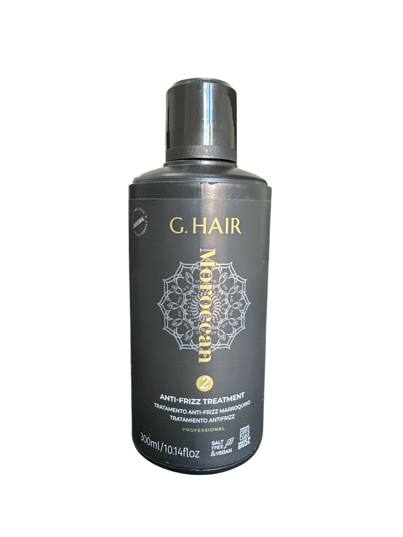 KB MOROCCANO KERATINA LISCIATURA DUE PASSI DI TRATTAMENTO DUE CAPELLI (250ml) 8.4oz.