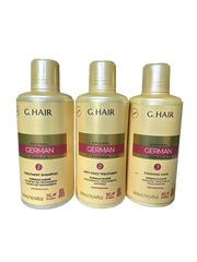 G HAIR GERMAN KIT HYDRATANT BROSSE PROGRESSIVE 3 x 250ml - Keratinbeauty