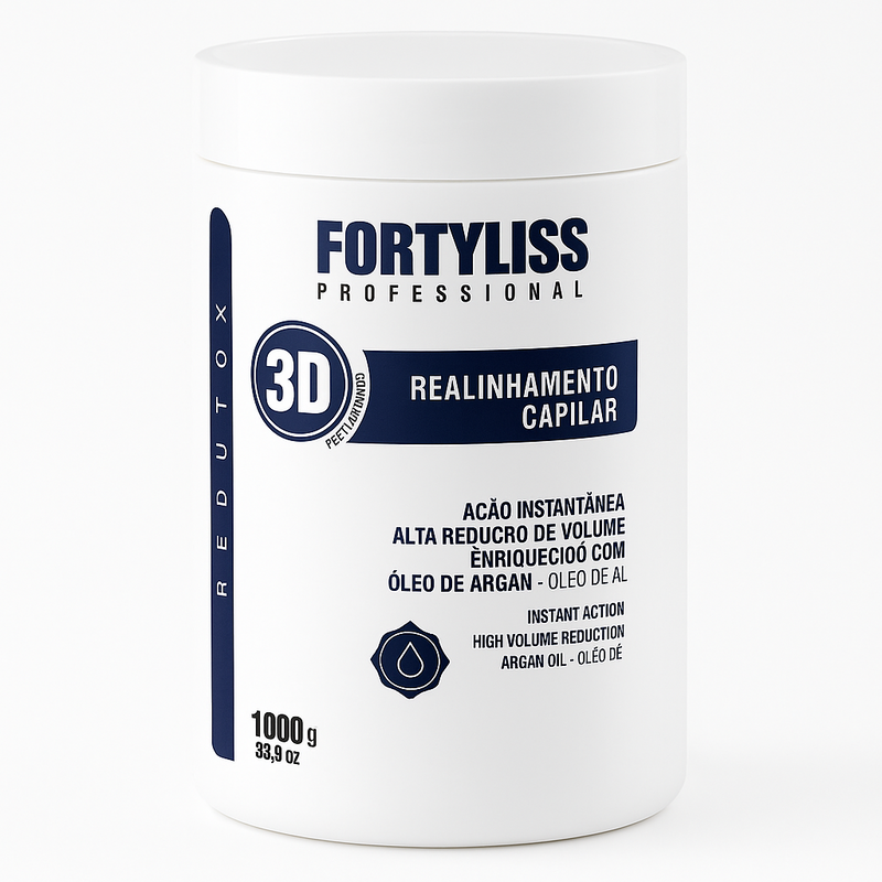 FORTYLISS 3D POWER HAIR BTOX INSTANT ACTION VOLUME REDUCTION 34oz 1kg - Keratinbeauty