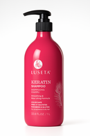 Luseta Keratin Shampoo Smoothing & Nourishing Formula Color Safe 33.8fl.oz 1000ml - Keratinbeauty