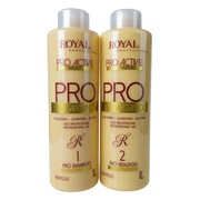 Royal Pro Active Argan Oil Keratin Complex Hair Straightener Kit 34floz  1000ml - Keratinbeauty