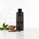 G Hair Moroccan Brazilian Keratin Treatment 1000ml – studio shot on marble with cocoa and clay ingredients
