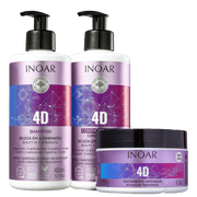 Inoar 4D Hair Care Hydration Kit - Keratinbeauty