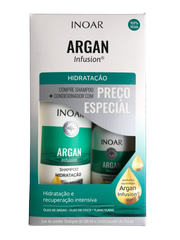 Inoar Argan Infusion Hydration Vegan Shampoo and Conditioner Kit - Keratinbeauty