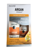 Inoar Argan Infusion Perfect Curls Vegan Shampoo and Conditioner Kit - Keratinbeauty